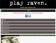 Tablet Screenshot of playravenfrederick.com